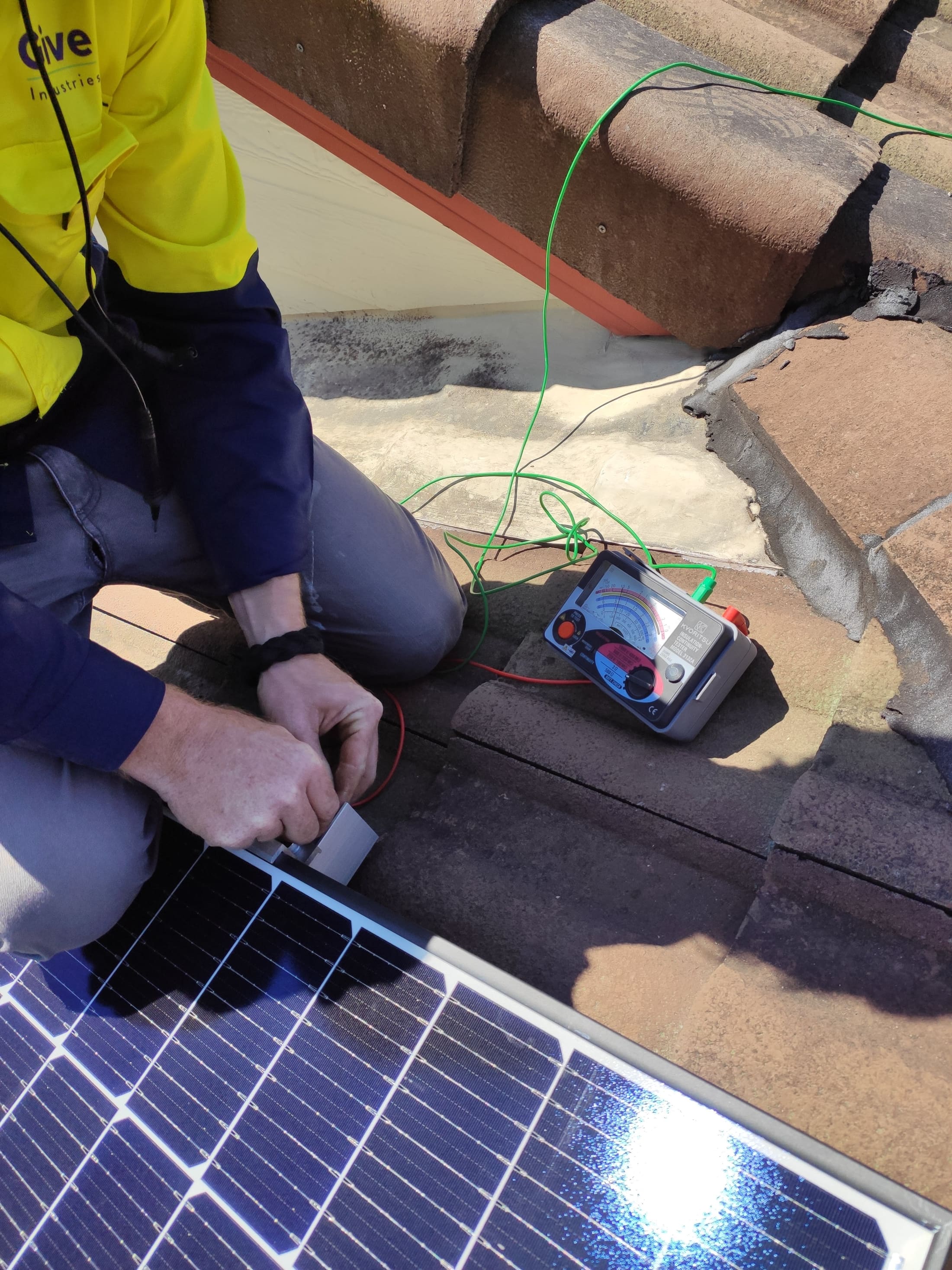 Give Industries solar installation on a Brisbane home